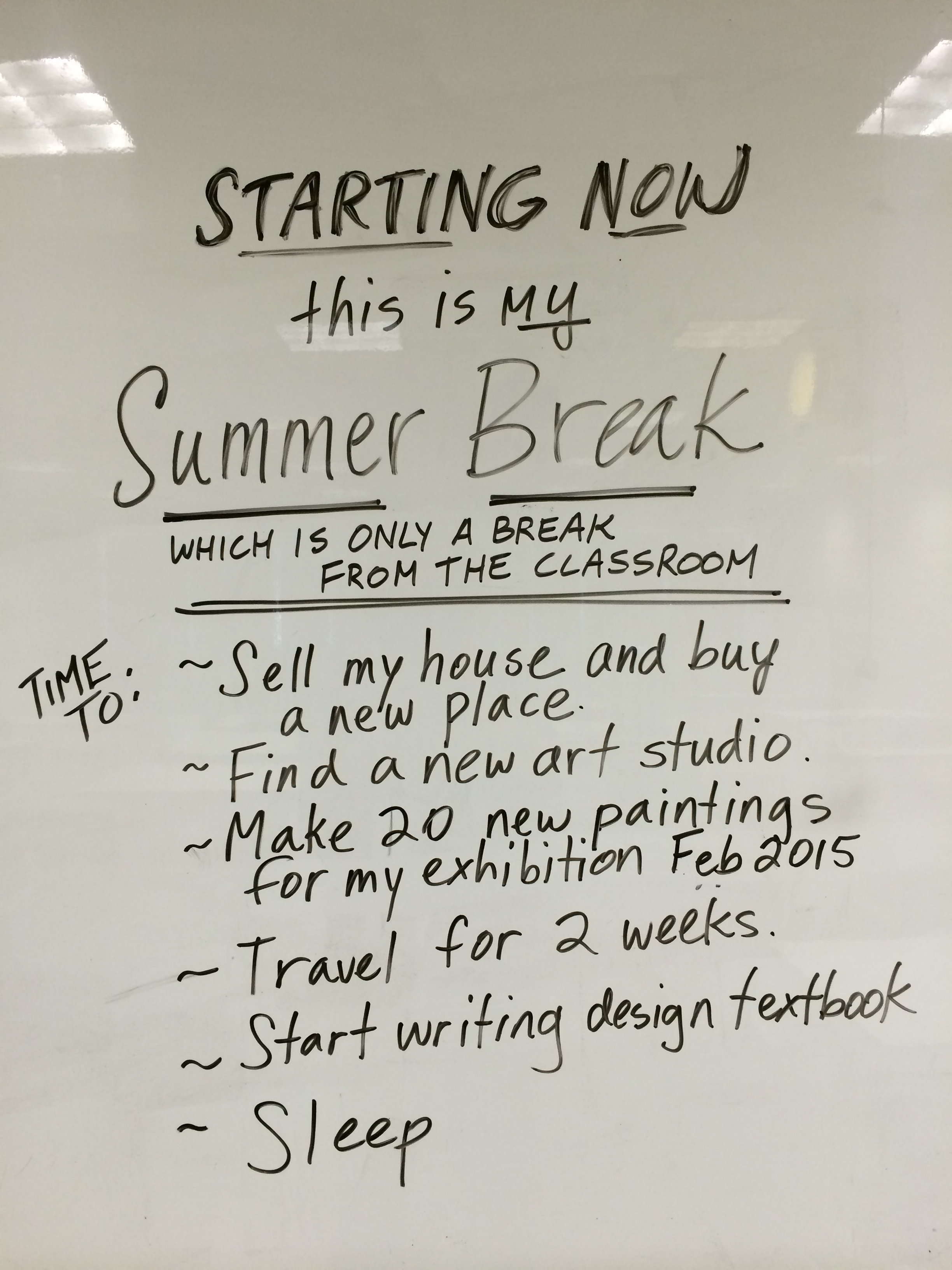 summer break