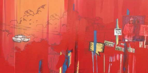 White Horses:Red Skies